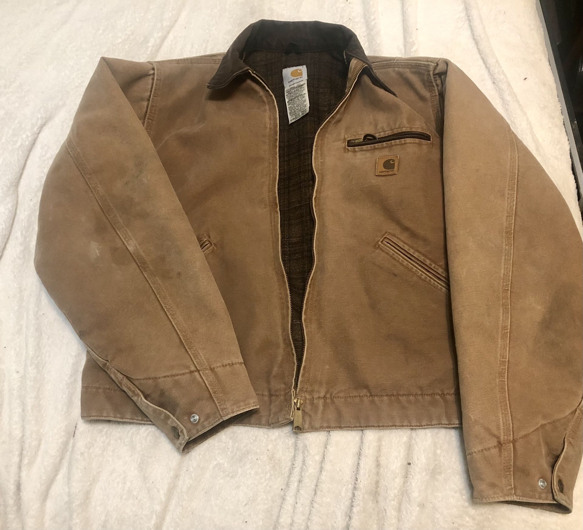 Carhartt Jacket Large Regular J97 Brown