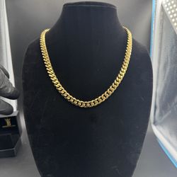 🔥 9mm 24” Gold Plated Cuban Link Chain – Modern Drip 💎 Heavy & Solid 🔥