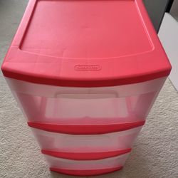 3 Drawers Plastic Storage