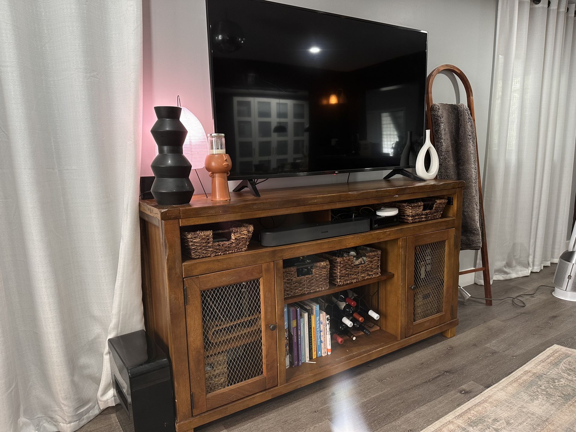 Solid Wood TV Console