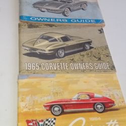 3 Vintage Corvette Owners Guides