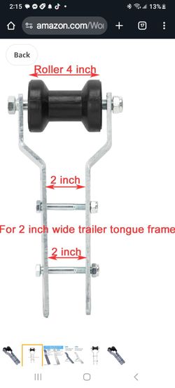 4 INCH Wheel For 2 Imch Trailer Tongue