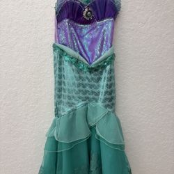 Disney Little Mermaid Dress Size 7/8