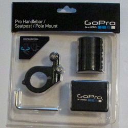 NEW: 30
Pro Handlebar / Seat Post / Pole Mount - by GoPro SKU: 170916C
