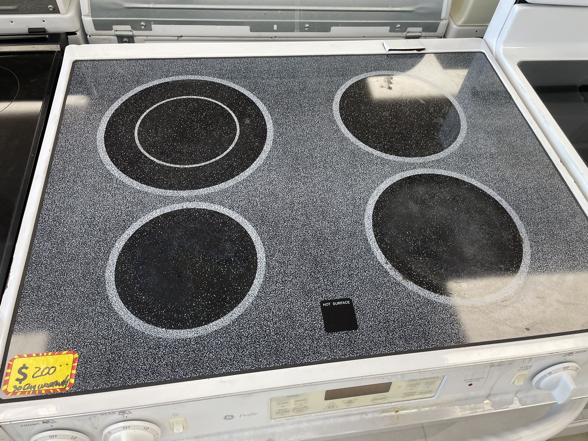 Slide in Stainless steel White stove oven / cocina estufa fogón