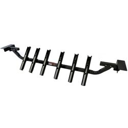 Fishing pole rod rack adjustable