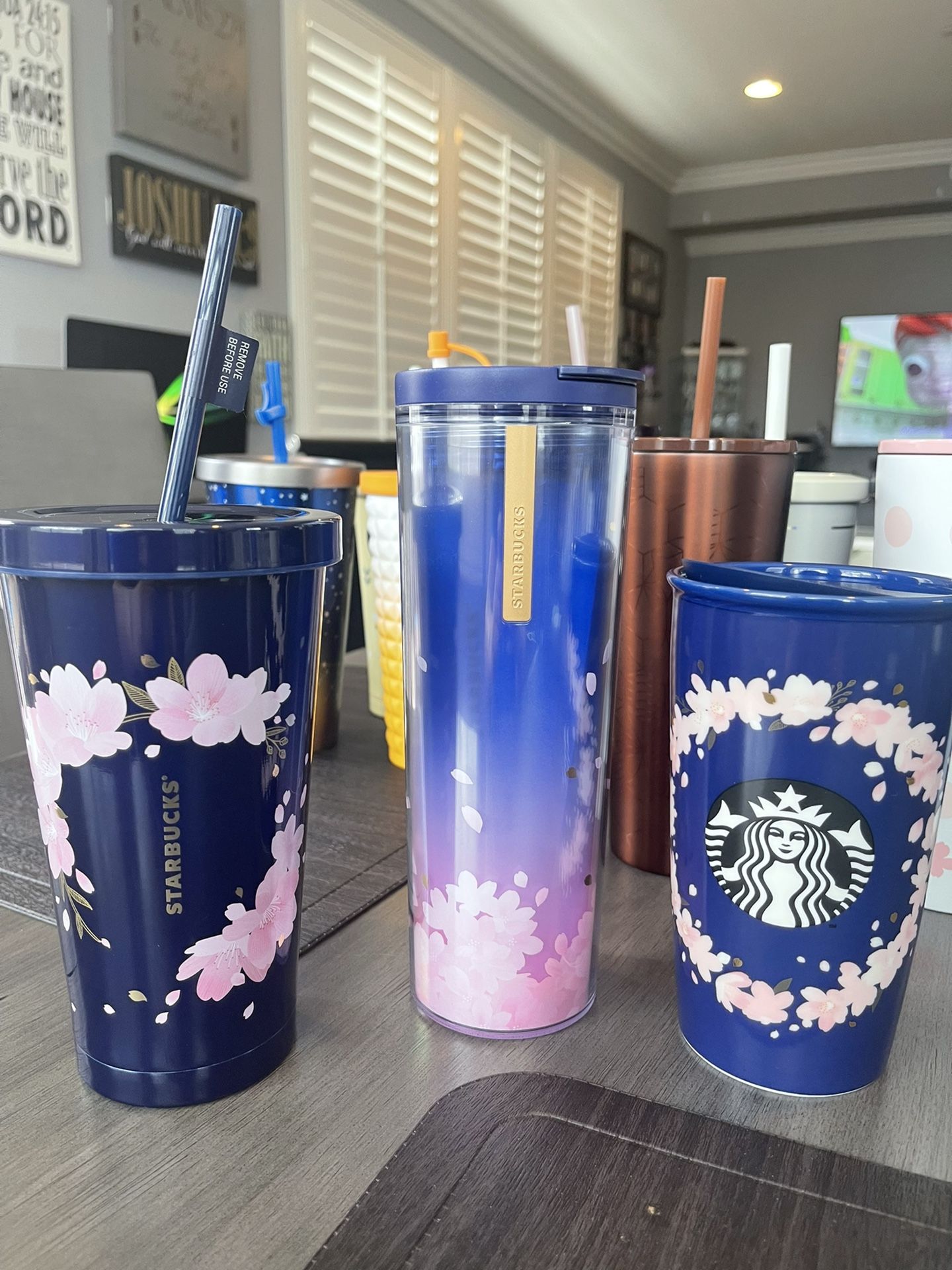 STARBUCKS MIDNIGHT BLUE SAKURA SET