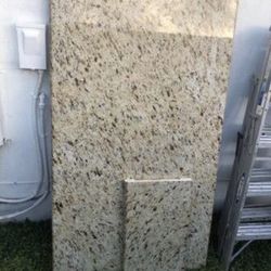 34”w X 68”w Granite Countertop 1 1/2” Finished Edges