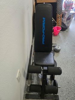 Adjustable weight bench