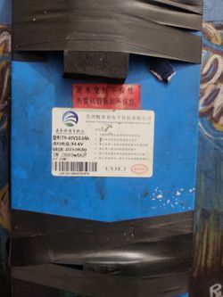 54 v and 36 v batteries