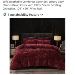 Luxury Velvet Duvet Cover Brand New 