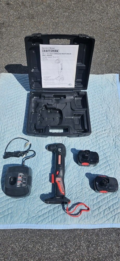 CORDLESS RIGHT ANGEL DRILL/DRIVER