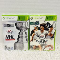 XBOX 360 NHL Legacy & Grand Slam Tennis 2