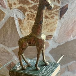 Vintage Brass Giraffe 