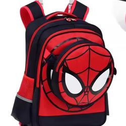 Spiderman Backpack Trolley Bag Rolling Suitcase Luggage 