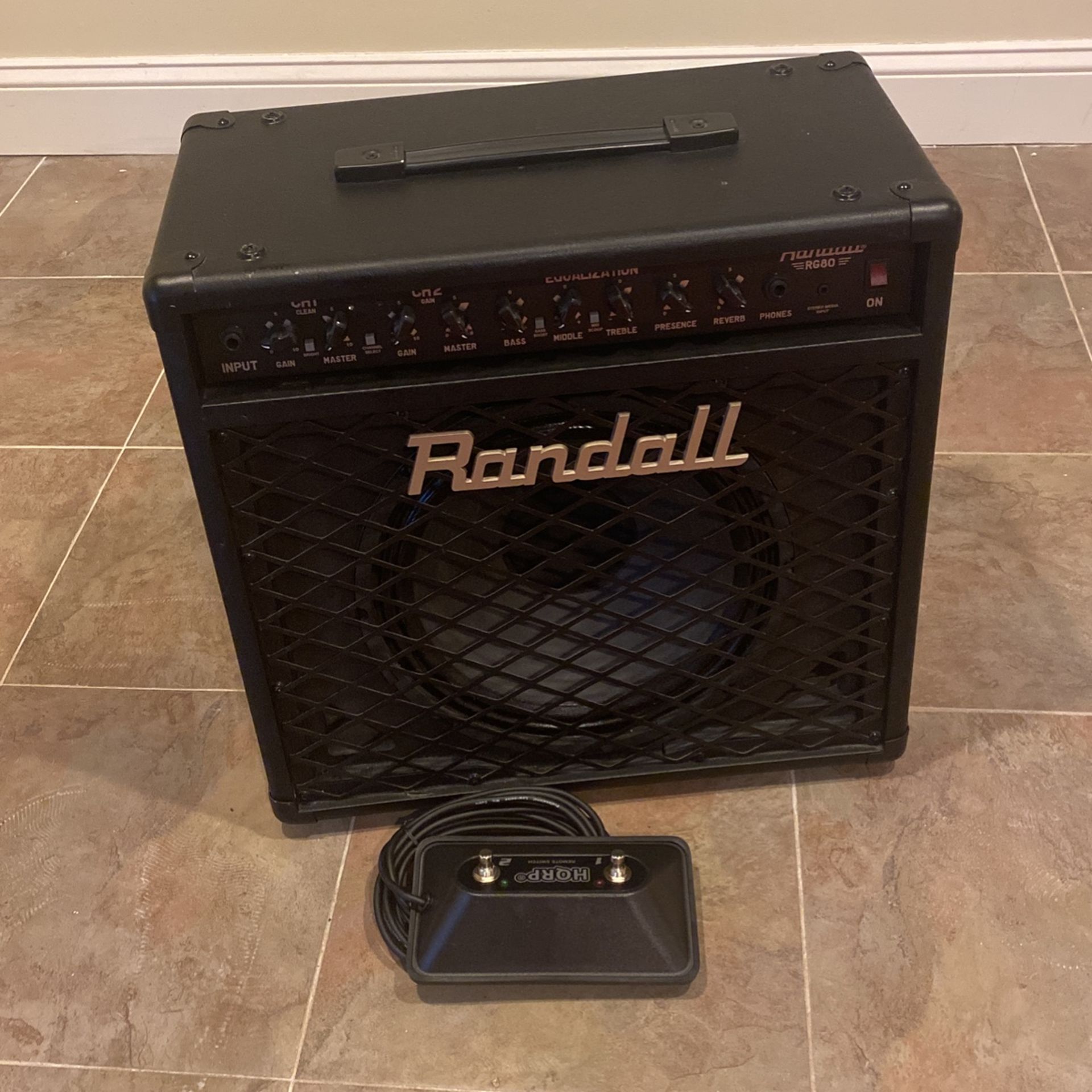Randall Amplifiers RG80 -Watt2x12- Channel High Gain Guitar Amp Combo W/Reverb