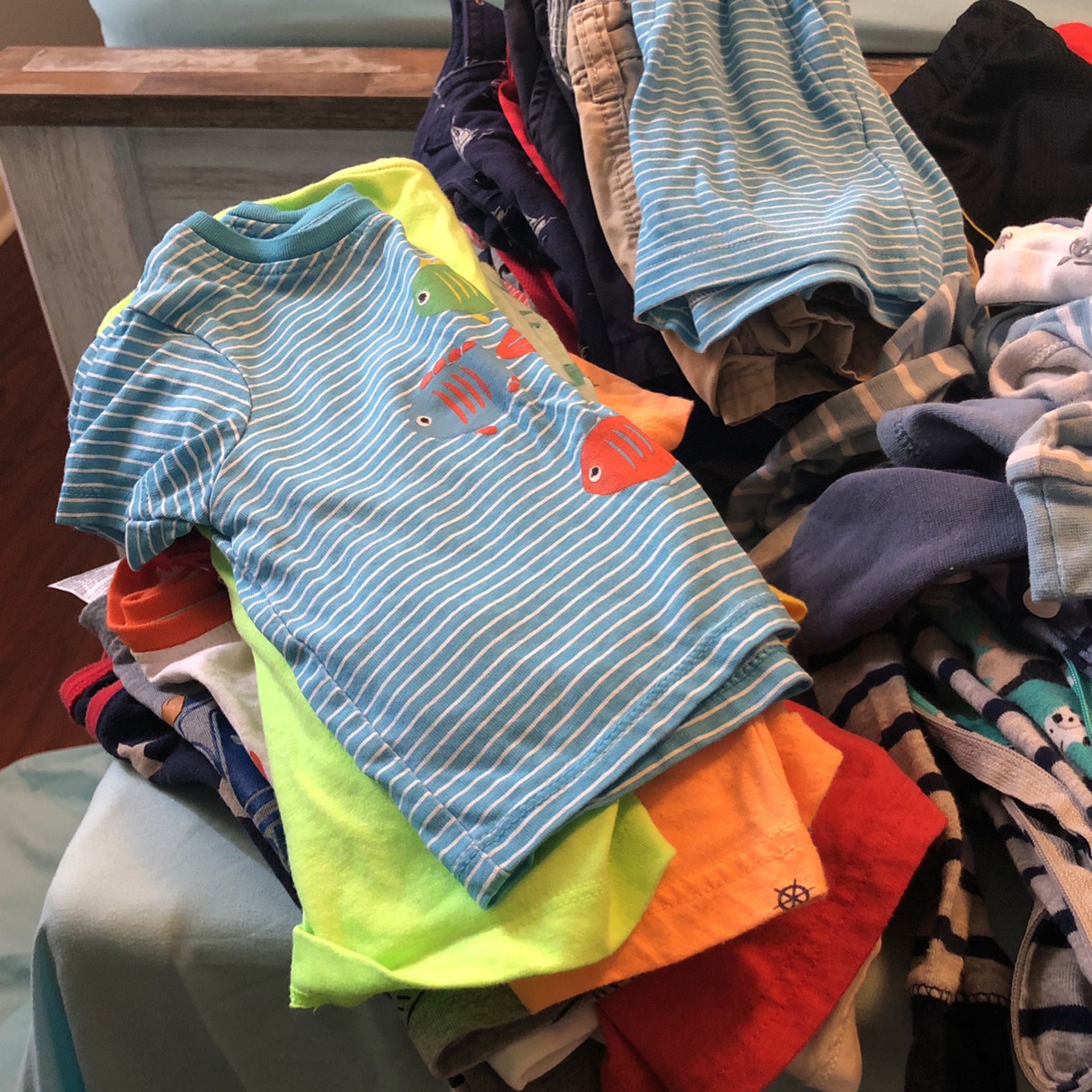80 Pieces Of Baby boy Clothes 12-18 ‘months