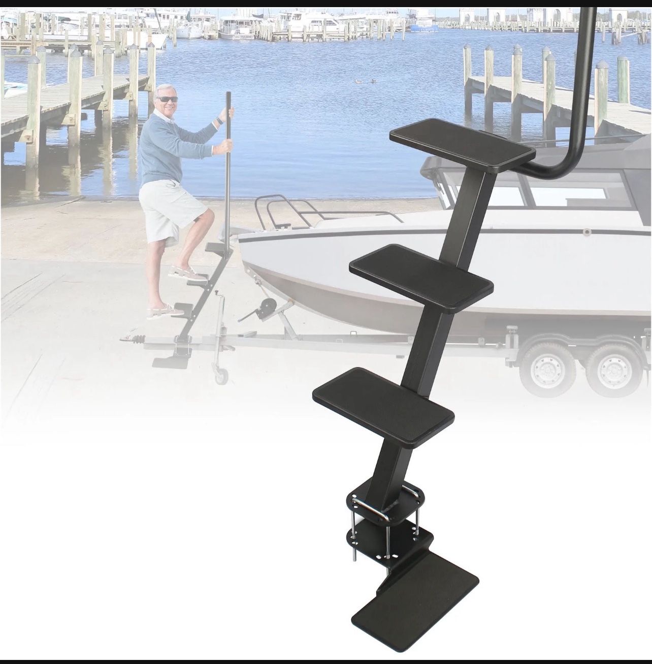 New in the box Easy Step System Price Boat Ladders For Outboards 3 Step Boat (C234)