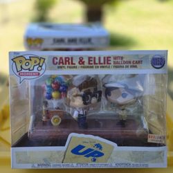 Funko Pop Carl & Ellie With Ballon Cart
