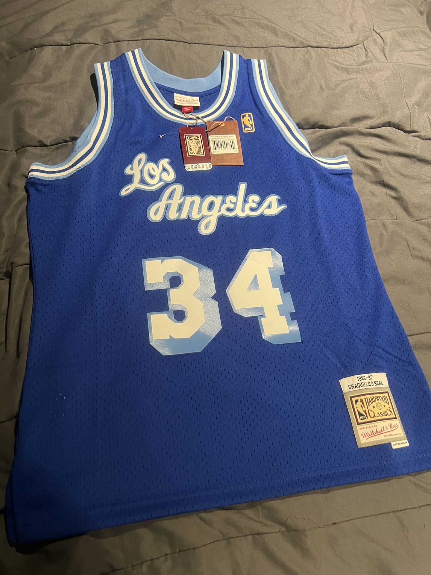 Shaquille O' Neal Los Angeles Lakers Blue Jersey