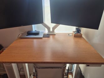 Uplift Bamboo Desktop - 42" x 30" rectangular [with grommets]