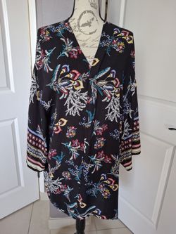 Womens KIMONO, NEW, Sz. L Floral Multicolor, Comfort Wear