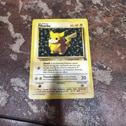 Pikachu Black Star Promo