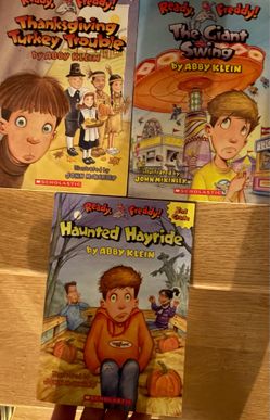 3 Ready Freddy books used, great for 2nd graders