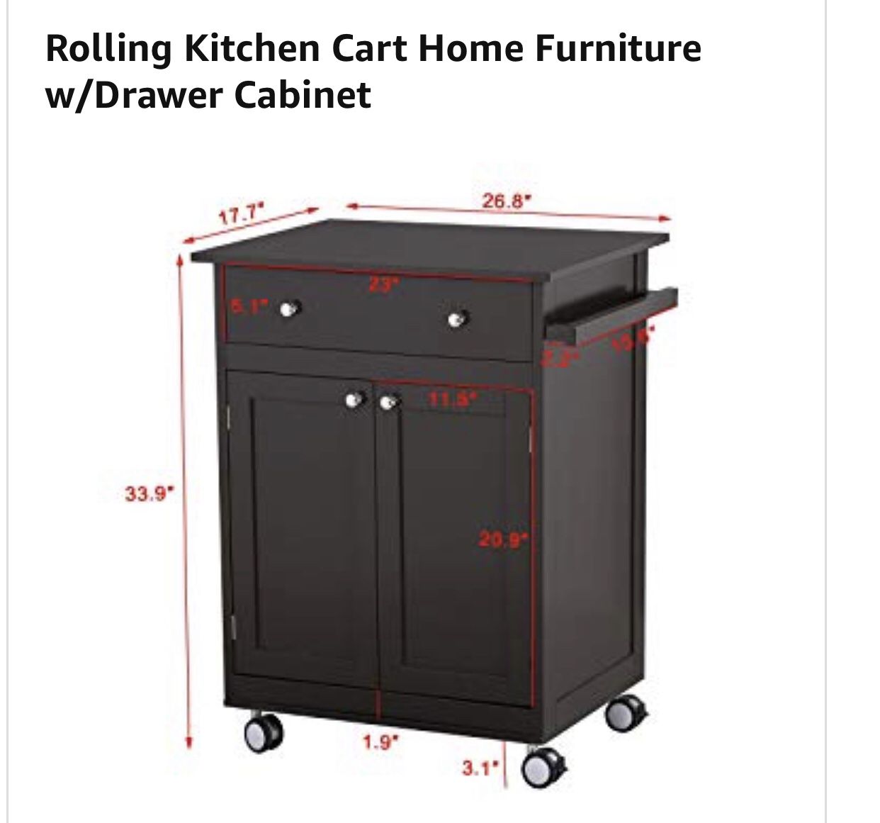 Rolling Kitchen cart