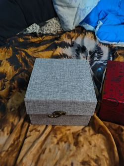Asian gift box with brass therapy ball