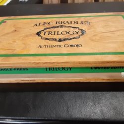 Empty Wood Cigar Box