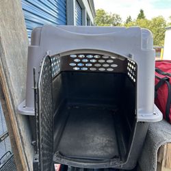 Plastic Dog Kennel 21”wide/25”high /32long