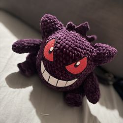Gengar crochet plush handmade