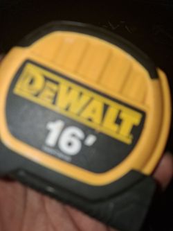 Dewalt 16ft tape measure