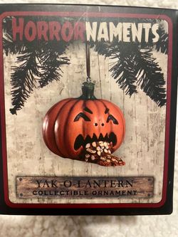 Halloween horror ornaments lot of 3