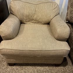 Oversized Upholstered Armchair 