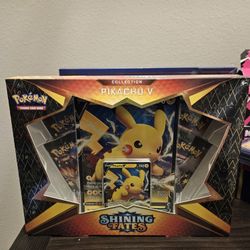 Pokemon Shining Fates Pikachu V Box