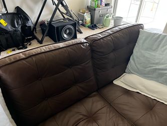 Genuine Leather Couch
