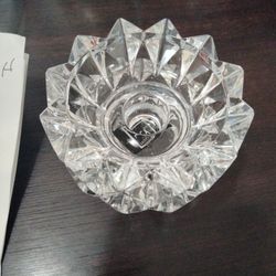 Mikasa Crystal New No Box Candle Holder Excelsior
