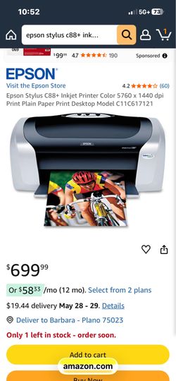 Epson inkget printer C88+