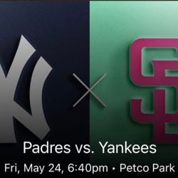 4 Tickets To Yankee At Padres Is Available 
