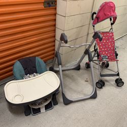 Kids And Baby Items $20 For All 🎂🍀🎈🎁 Baby Dining Furniture, Stroller, Table, Chair, Baby’s Furniture.