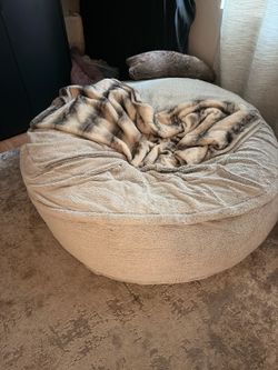 Fancy Plush Oversized Bean Bag Chair