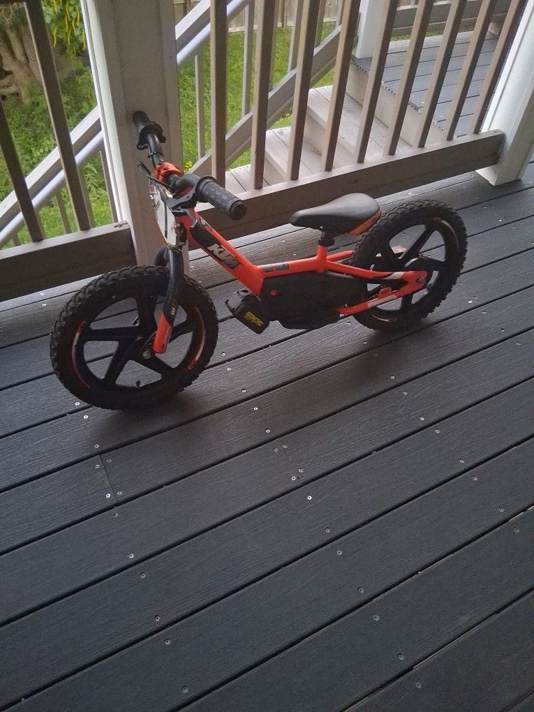 Electric Stacy.
2023 K T M 16 inch Bike