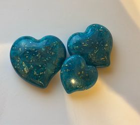 Resin Hearts Set