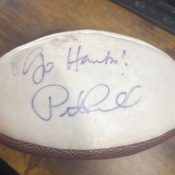 Pete Carrol autographed football - Seahawks