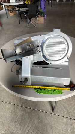 Heavy duty, meat slicer