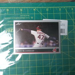 Baseball Card Scott Scudder #429 Leaf 