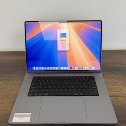 16" MacBook Pro M1 Pro 10 Core*500GB SSD*16GB RAM