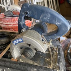 Alpha Tile Saw 